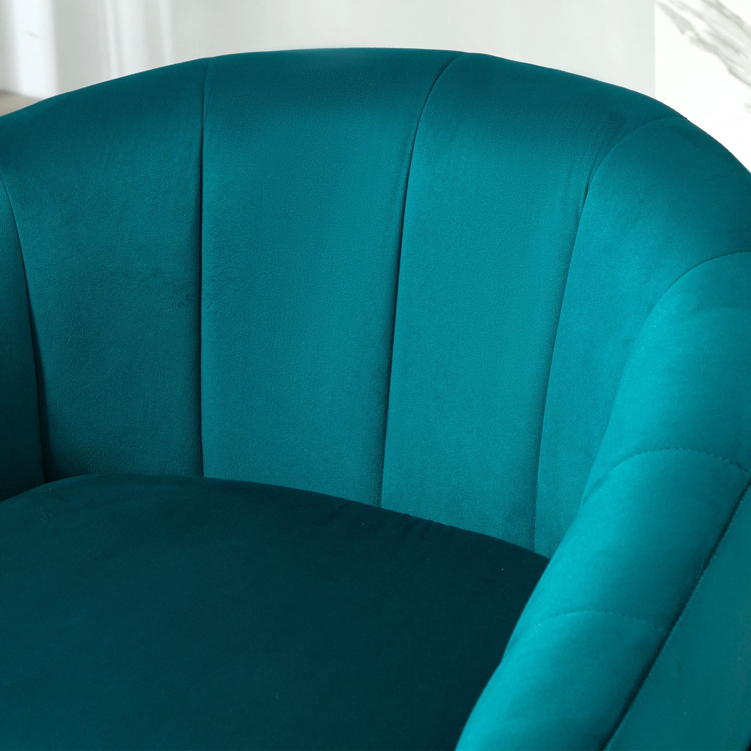 US Pride Furniture Modern Accent Armchair Luxury Gold Frame and Multi-colored Velvet Material Infuse Elegant Flair Greenish Blue