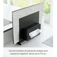 thumbnail image 5 of Yamazaki Home Placemat Stand, Black, Steel, Floating Design, 5 of 7
