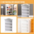 thumbnail image 2 of OGITUDE Miniature Shelf Mini Bookshelf Doll House Wooden Furniture Bookcase Model, 2 of 6