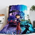 thumbnail image 5 of Coraline Cartoon Ghost Mom Flannel Blanket Wholesale Blanket Sheets Air Conditioning Blanket Napping Blanket, 5 of 24