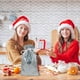 thumbnail image 3 of Bolsas de regalo navideñas con cordón para envolver regalos | Bolsas de papel de aluminio para dulces con cierre de cordón, 3 of 7