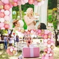 thumbnail image 6 of Balloons Garland Arch Kit Rose Gold Pink Latex Metallic Decorative 153 Piece for Parties, 6 of 6