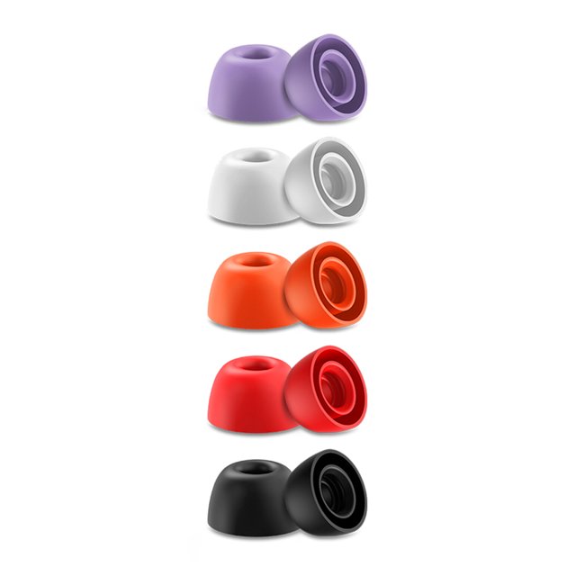 Cubierta De Tapones Para Los Oídos 5 pares de estuches para Audífonos Cómodos estuches de silicona para Google Pixel Buds Pro Likrtyny Para estrenar