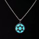 thumbnail image 1 of Collar de acero inoxidable que brilla en la oscuridad para hombres, collares Punk, mariposa luminosa, colgante de corazón, joyería de fiesta, regalo para mujeres, 1 of 4