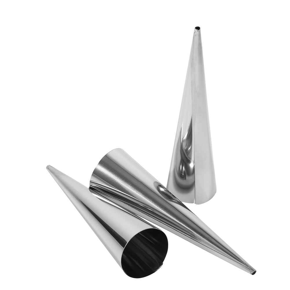 2 Sizes 3Pcs Pack Stainless Steel NOn Stick Dessert Cannoli Croissant