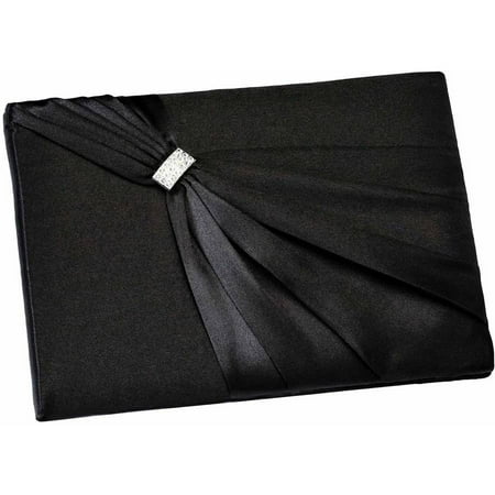 Lillian Rose Black Satin Sash Guest Book