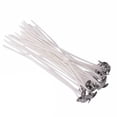 thumbnail image 2 of 20 Pieces Waxed Candle Wicks Cotton Core Candle Making Supplies Parts, 2 of 10