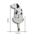 thumbnail image 5 of Horloge Motif Labrador Dog Chiot Queue Remuante Horloge Chambre Enfants Blanc, 5 of 5