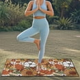 thumbnail image 4 of Xixirimido Cottagecore Hippie Daisy Flower Print Car Seat Towel Covers Athletic Running Towel Sweat Car Front Seat Protector Non Slip Cover for Outdoor Sport Activities Washable,, 4 of 8