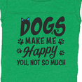 thumbnail image 4 of Inktastic Dogs Make Me Happy. You, Not So Much Boys or Girls Baby Bodysuit, 4 of 5