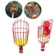 thumbnail image 4 of Eigraketly Herramienta roja práctica y práctica para recoger frutas, cesta para recoger frutas y productos frescos Jardín y Patio, 4 of 6
