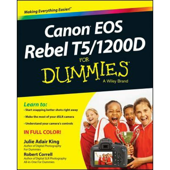 Pre-Owned Canon EOS Rebel T5/1200D for Dummies (Paperback) 1118933621 9781118933626