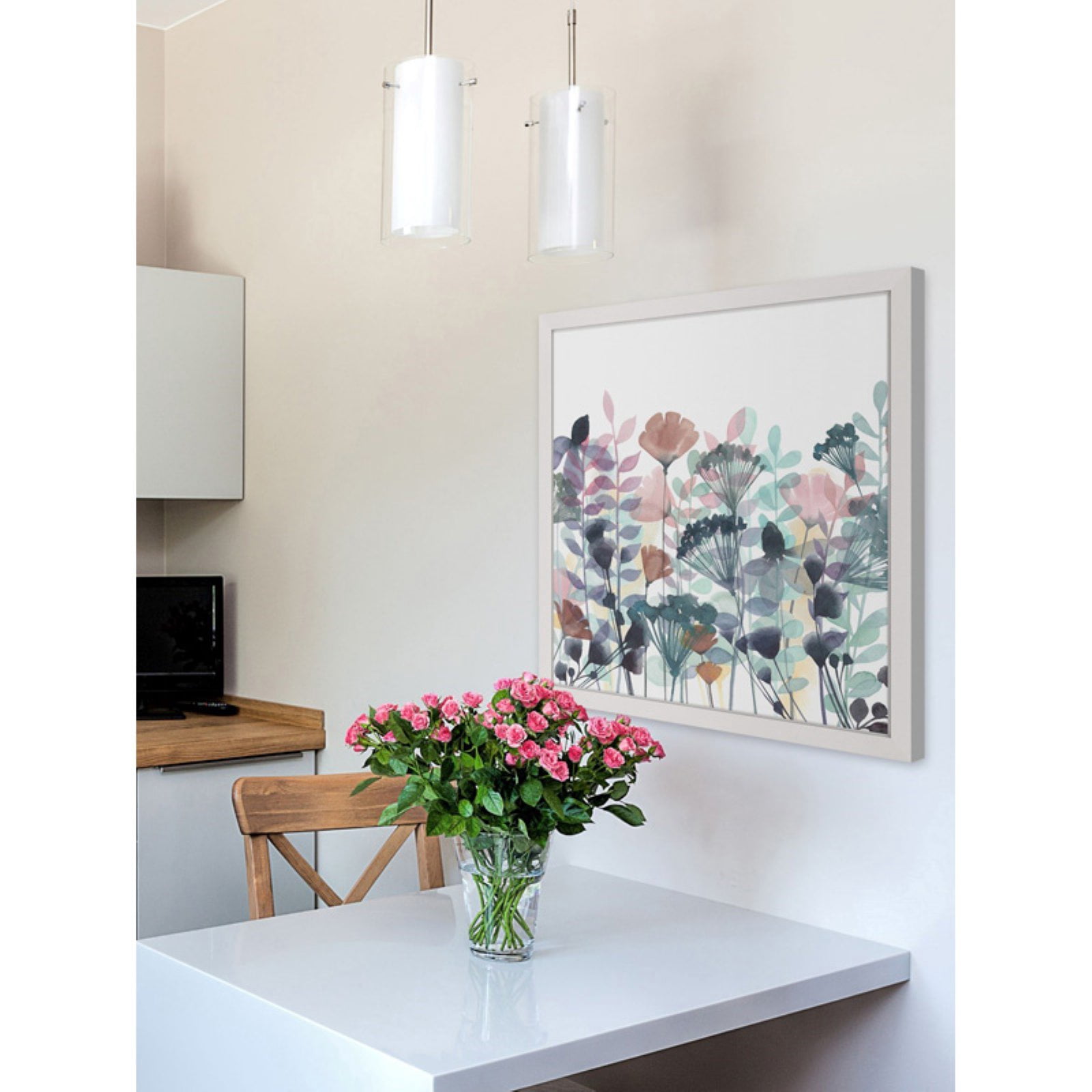 Marmont Hill "Winsome Flora II" Framed Painting Print