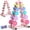 Pink-5 Tier(5-35 LB), variant on 6-Tier|5-Tier|4-Tier Dumbbell Rack Stand Only, Weight Rack for Home Gym Storage Stand for Weights Metal A-Frame Strength Training Dumbbell Holder with Handle (Dumbells not Included)
