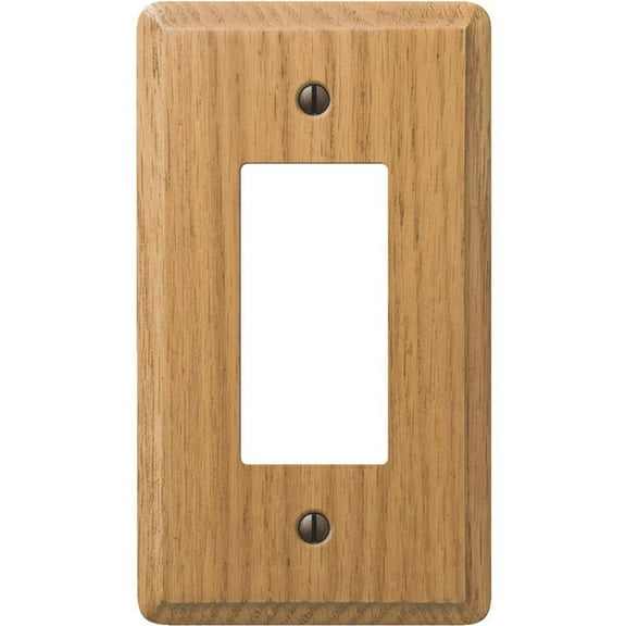 Jackson Deerfield 917L Contemporary Light Oak Rocker/GFI Wall Plate