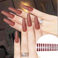 thumbnail image 4 of Uñas postizas extralargas artificiales DIY Soidarity Type3 NO3, 4 of 6