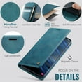 thumbnail image 4 of CaseMe Calf Leather Lining Microfibre Wallet Case for Samsung Galaxy S21 Plus 6.7-inch with RFID Blocking,Magnetic Closure,Card Slots,Cash Slot,Kickstand,Shockproof Flip Folio Protective Phone Case, 4 of 10