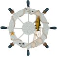 thumbnail image 1 of Volante de madera para decoración mural Rienar, barco náutico, 28 cm, 1 of 5