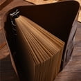 thumbnail image 6 of Retro Notebooks & Journals Agenda Binder Sketch Book Leather Soft Cover 14x10cm Replaceable Kraft Paper Inner Korean Stationery, 6 of 7
