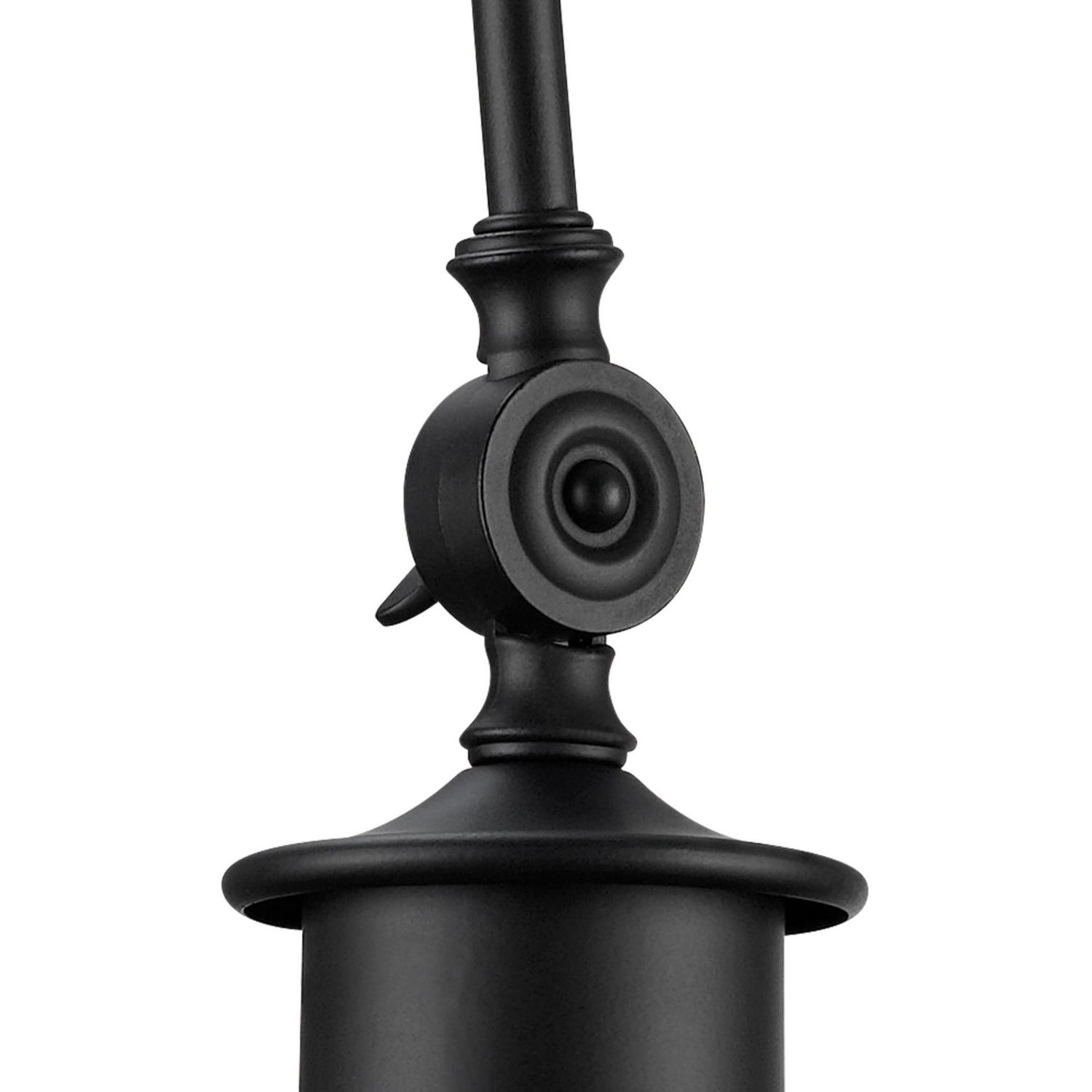 Aedan 1-Light Swivel Wall Sconce, Black Finish