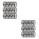 thumbnail image 4 of Bewildely Paquete de 24 mosquetones con cierre de anillo en D, ganchos para llavero, clips, soporte para regalos Type2 NO2, 4 of 6