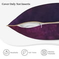 thumbnail image 3 of KLL Black Dark Blue Purple Decorative Throw Pillow Covers Velvet Soft for Couch Sofa Bedroom Living Room Outdoor (No pillow core)- 16"x16", 3 of 5