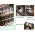 thumbnail image 5 of Fantaslook Flannel Shirts for Women Casual Plaid Shacket Pocketed Jacket Button Down Long Sleeve Shirts Coats, 5 of 6
