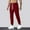 Red, variant on Under 5$Casual Pants for Mens Elastic Waist Plus Size Fashion Solid Color Casual Elastic Waist With Pocket Trousers Sport Pants Up to 65% off