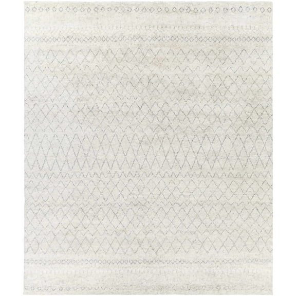 BoutiqueRugs Mozon Farmhouse Area Rug - Gray, Light Gray, Medium Gray - 2' x 3'