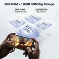 thumbnail image 4 of DOOGEE N55 Android 14 Cell Phone(2025), 9GB RAM+128GB ROM/1TB Android Phone, 90Hz+6.56" HD Unlocked Cell Phone, 5150mAh, Octa Core, 13MP+8MP, 4G Dual SIM, Face Unlock, Widevine L1, OTG, T-Mobile, 4 of 9