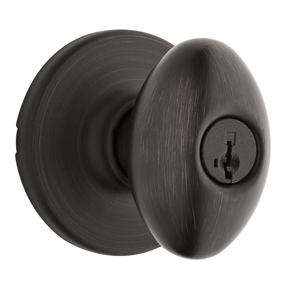 Kwikset 400ao S Aliso Keyed Entry Door Knob Set With Smartkey