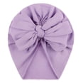 thumbnail image 2 of Txlixc Gorra de capucha para bebés, bufanda de arco retro para niños pequeños, gorra elástica para niñas y niños recién nacidos Txlixc moda, 2 of 7