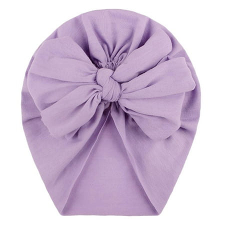 

JINSIJU Turban Hats for Baby Vintage Bowknot Soft Head Wrap for Toddlers Elastic Newborn Caps for Newborn Girls Boys