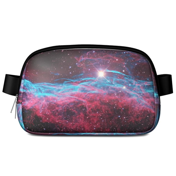 Cosmic Pattern Fanny Pack – Galaxy Belt Bag for Sci-Fi Women, Starry Night and Celestial Print Design