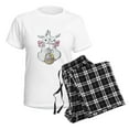 thumbnail image 4 of CafePress - Easter Rabbits Women's Light Pajamas - Women's Short Sleeve Print T-Shirt and Pants Light Cotton Pajama Set, 4 of 7
