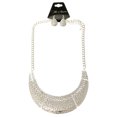 thumbnail image 3 of Mi Amore Silver-Tone Bib Style Necklace With Matching Dangle Earrings TMN302, 3 of 3