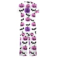 thumbnail image 5 of JOANKDMI Women's 2 Piece Sleepwear Set Cute Pumpkin and Bat Print Short Sleeve Pajamas with Pockets Cozy Loungewear Apparel for Trick-or-Treating and Indoor Halloween Carnival, S-3XL, 5 of 6