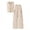 j-Khaki81, variant on LIIPEE Girls Outfit Sets Casual Summer Fashion Solid Color Sleeveless Square Neck Button Down Vest Wide Leg Pants 2 Piece Set Kids Children Comfortable Breathable Cute Clothing,Khaki,9-10 Years