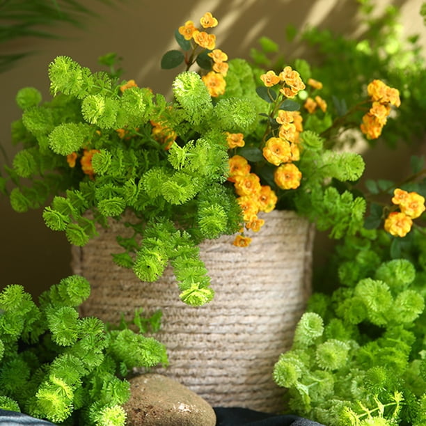 Raindrops 4Ud Arreglo Floral Artificial Para Mesas Y Eventos Con Plantas De Material Resistente