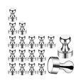 thumbnail image 1 of 18 Imanes Refrigerador Nevera Chinchetas Magnéticas Push Pin 1 Eo Safe Imports Plata, 1 of 5