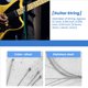 thumbnail image 5 of 4 Piezas Cuerdas para Bajo De Acero Inoxidable Accesorios Guitarra Cuerda Calibre Plateado Música, 5 of 5