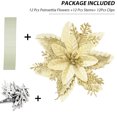 thumbnail image 3 of Guirnalda Decorativa Navidad Con Pascua 12 Uds. para Del (dorado), 3 of 4