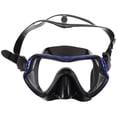 thumbnail image 1 of KAKOWELY 1Set Adult Snorkeling Gear Set Blue Comfortable Watertight Mask with Snorkel for Ocean Viewing, 1 of 8
