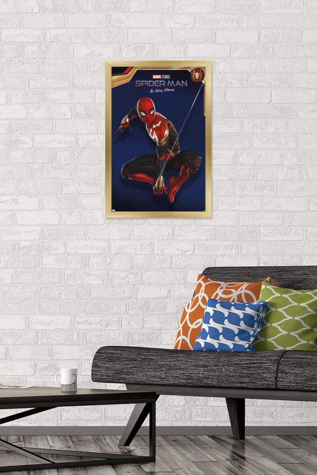 Marvel Spider-Man: No Way Home - Red Costume 16.5" x 24.25" Framed Poster, by Trends International