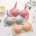 thumbnail image 4 of Everyday Bras for Women Women Support Bras Underwire Padded Bras for Women Packs of Bras Tan Sports Bra Womens Bras Comfortable Support Women's Push up Bras Work Out Bras Athletic Bra Pink 44, 4 of 4