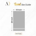 thumbnail image 3 of Ample Decor Hand Towel 18 x 28 inch Pack of 12 600 GSM 100% Cotton, Soft & Lightweight, Quick Drying - White, 3 of 5