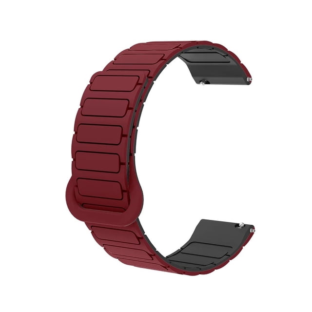 YJD Magnetic Loop Band Fit For FIBIT VERSA 3 2 1 Bracelet Armor Style Quick Release Waterproof Silicone Smart Watch Strap Accessories