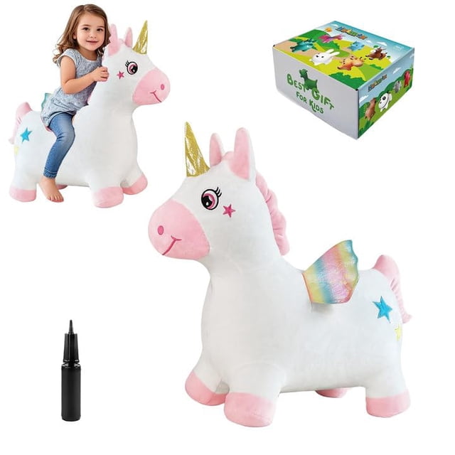 Juguete hinchable HotMax Unicorn para niños de 2 años con bomba