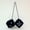 Black, variant on Car Mirror Hanging Dice, 1 Pair Retro Square Plush Dice with Dots, Cute Interior Ornament