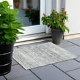 thumbnail image 6 of Addison Rugs Chantille Indoor/Outdoor Transitional Modern Silver Washable Rectangle Rug, 1'8" x 2'6", 6 of 6